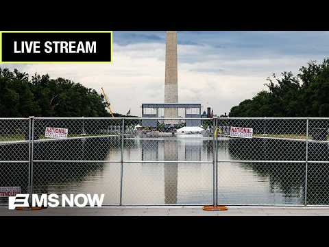 LIVE: Trump's Reflecting Pool MESS to be drained AGAIN for repairs with same no-bid contractor