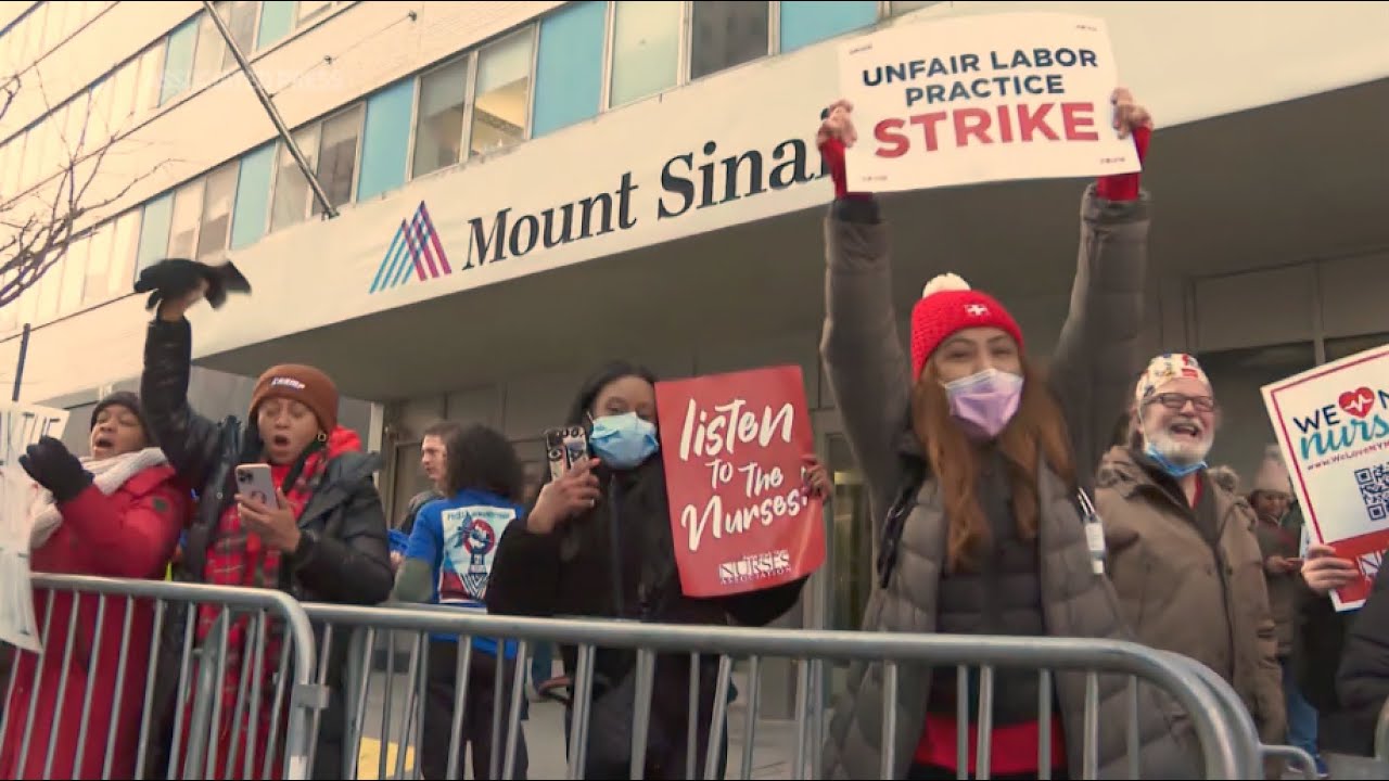 Nurses go on strike at 2 big New York City hospitals | Honolulu Star ...
