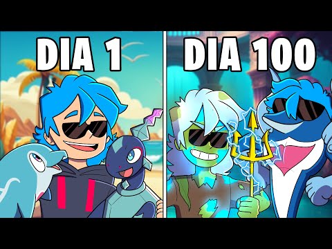 SOBREVIVI 100 DIAS COMO GUARDIÃO DA ÁGUA NO MINECRAFT PIXELMON - O FILME