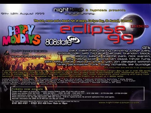 Eclipse'99 - Music Event - Cornwall - Carl Cox, Fatboy Slim, Seb Fontaine, Faithless