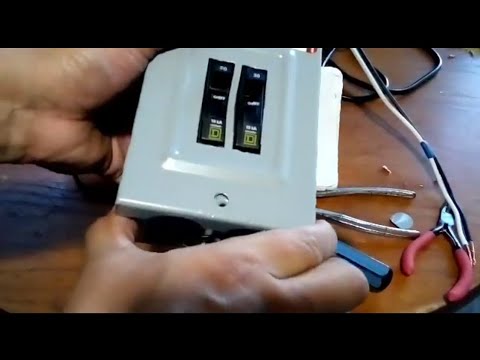 Como conectar centro de carga 110v 2 pastillas