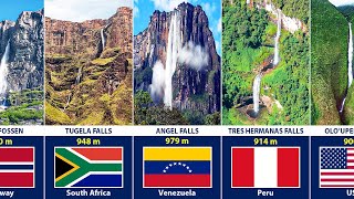 Tallest Waterfalls From Different Countries