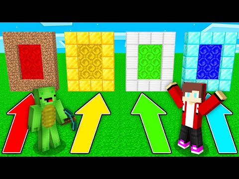 IF You Choose THE WRONG Portal YOU DIE! in Minecraft (Maizen)