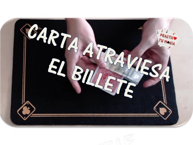 Vídeo relacionado con Magiapym Carta Que atraviesa el Billete con vídeo explicativo para su fácil comprensión Trucos de Magia coleccionables