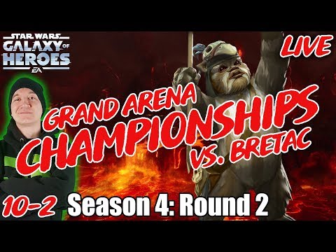 Please Don't APK Me :( Grand Arena Championships vs Bretac! S04R02 SWGOH