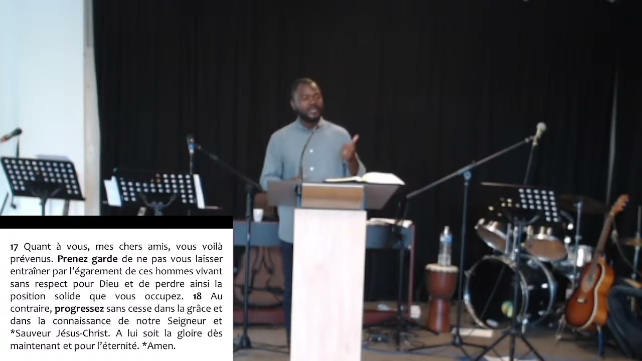 Progressez dans la grâce et dans la connaissance de Jésus-Christ (2 Pierre 3.17-18)