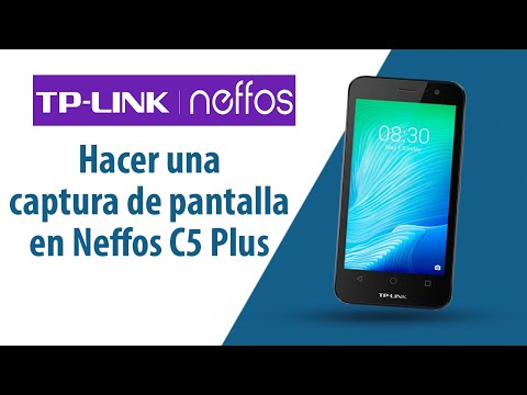 ¿Cómo hacer una captura de pantalla en Neffos C5 Plus?