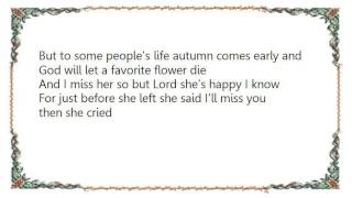 Kenny Price - She Cried Lyrics