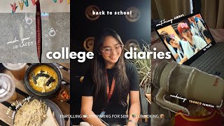 𐙚college diaries ep. 12 | enrolling 🪪, preparing for sem 2📚, unboxing 📦 | Philippines