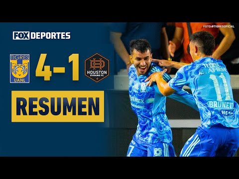 🐯💪 'FELINO' AND 'LITTLE ANGEL' POWER | Tigres 4-1 Houston Dynamo | HIGHLIGHTS | Leagues Cup 2025