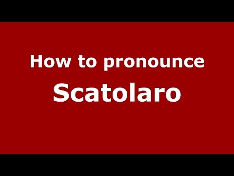 How to pronounce Scatolaro (Spanish/Argentina) - PronounceNames.com