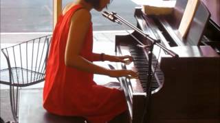 Piano Improv "Butterfly" - Jen Xea at Back Yard Coffee, Redwood City, June 23, 2012