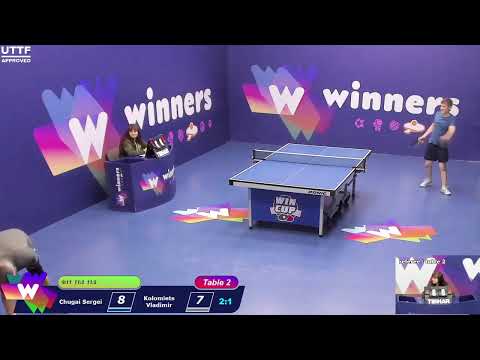 WINners CUP table 2  08.12  Chugai Sergei - Kolomiets Vladimir  18:00