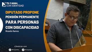 Diputado propone pensión permanente para personas con discapacidad