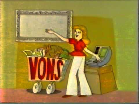 Vons Supermarket commercial 1980