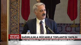 BAĞIMLILIKLA MÜCADELE TOPLANTISI YAPILDI