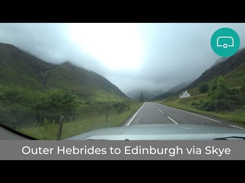 Outer Hebrides to Edinburgh via The Isle of Skye & Dalwhinnie A9