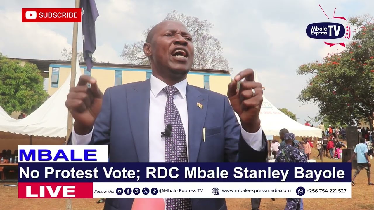 RDC Mbale, Stanley Bayole says there is no protest vote on Uganda