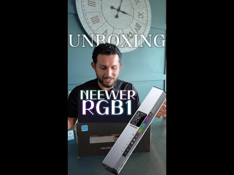 Unboxing the NEEWER RGB1 | Best Budget RGB Light for Beginner Creators! #ad