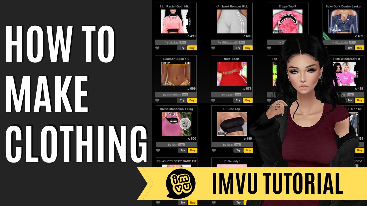 How to Make Clothing | IMVU |
