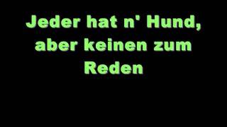 Peter Fox- Schwarz zu Blau (Lyrics on screen)