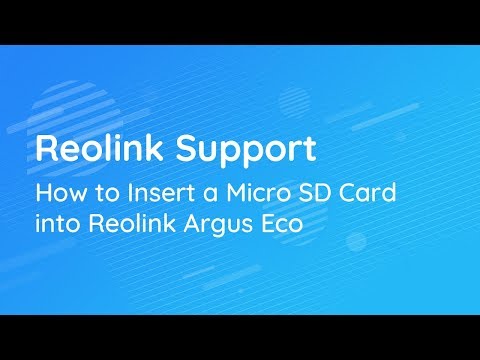 Lauko stebėjimo kamera Reolink Argus ECO, Wi-Fi, Juoda, su saulės baterija video