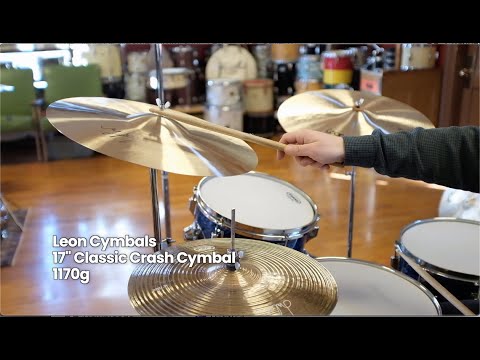 Leon Cymbals 17" Classic Crash Cymbal 1170g
