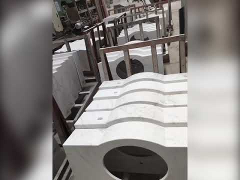 Volakas White Marble Vanity Top For Bath Decoration of Your Home and Project From Tingida Stone