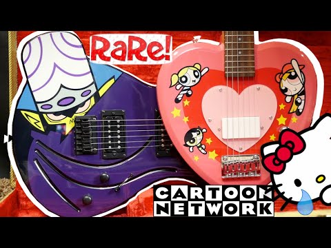 Video! 2002 Daisy Rock Mojo Jojo Electric Guitar Cartoon Network image 26