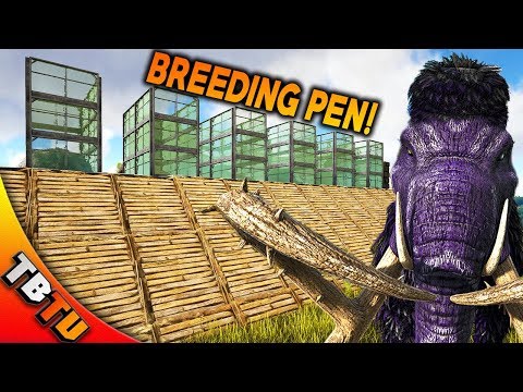 ⚡ BEST WAY TO BREED MAMMOTHS! ARK MAMMOTH BREEDING PEN AND COLOR MUTATIONS! Ark Survival Evolved Zoo