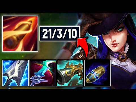 The STRONGEST Caitlyn Build You'll Ever See (450+ AD, 1500 Damage Headshots)