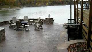 preview picture of video 'Raccoon Lake Indiana, Parke County IN, Concrete Landscaping, Lakefront'