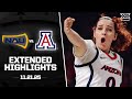 Northern Arizona vs. Arizona Extended Highlights | 2025-26 Big 12 Women's Basketball