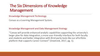 Canvas as a Knowledge Management Tool at UNT - by Naveen Chowdhury