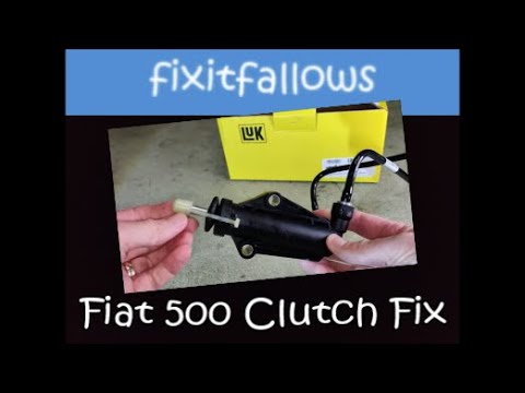 Fiat 500 clutch fix ( master cylinder, slave cylinder, thrust bearing, KA, Panda, Ypsilon )