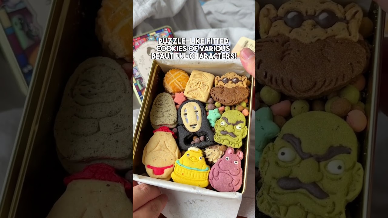 Spirited Away Studio Ghibli Cookie Set that is a dream come true #spiritedaway #ghibli #studioghibli