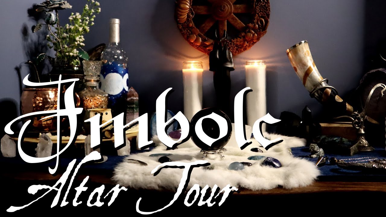 Setting up my Altar for Imbolc || Sabbat Celebrations