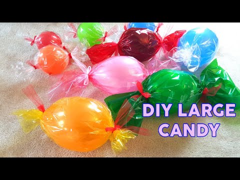 YouTube video about: How to make large fake candy decorations?