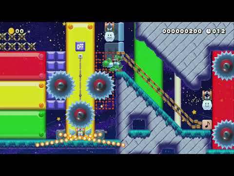 ↓ ↓HOLD DOWN↓ ↓ - Yoshi Can Fly! by Dannyh09 - Super Mario Maker 2 - No Commentary 1bu