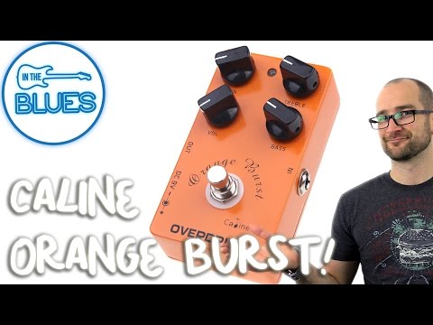 Caline CP-18 'ORANGE BURST"   Overdrive Player favorite  Fast, Fast U.S. Ship image 3
