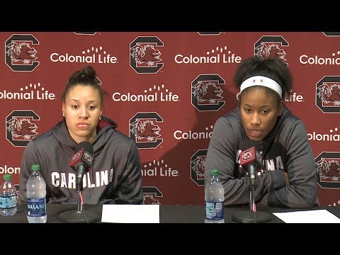 POST-GAME: Lindsey Spann, Tyasha Harris on Coker — 11/3/17
