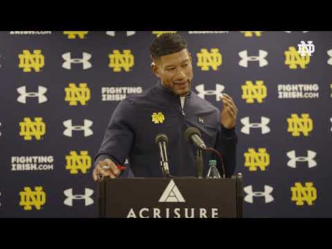 Notre Dame Football at Pitt | Postgame Press Conference (11.15.25)