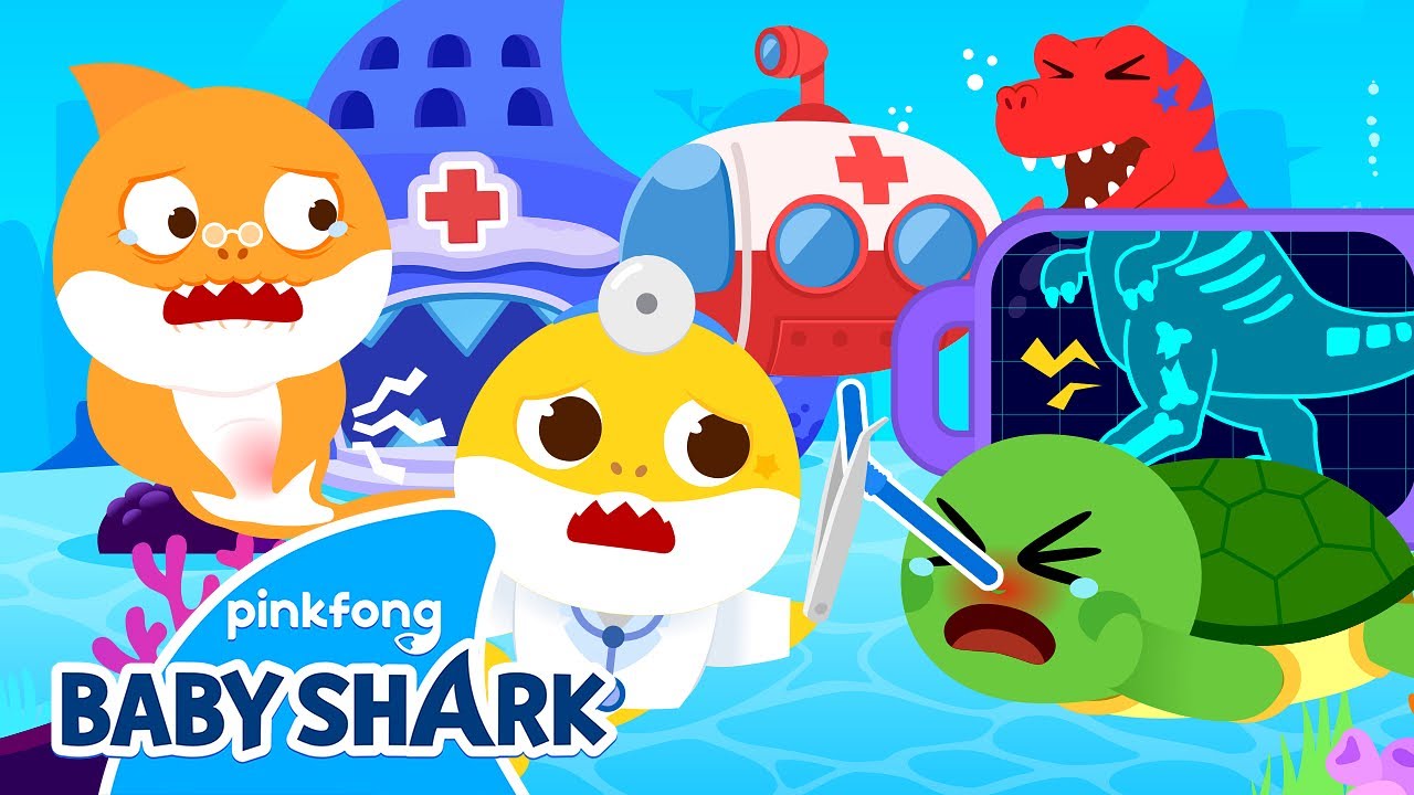 Baby Shark's Friends Got a Boo-Boo! | +Compilation | Hospital Play and Songs | Baby Shark Official