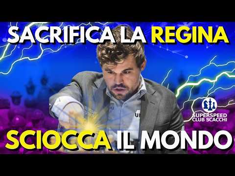 CARLSEN SACRIFICA LA REGINA E SCIOCCA IL MONDO | 3100 POLVERIZZATO