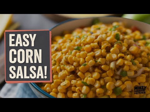 Fresh Corn Salsa in 15 Minutes (No Mess!)