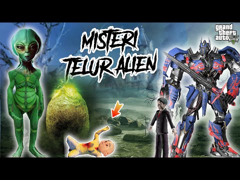 Misteri Telur Alien di Hutan yang membuat Upin Hampir Meninggal, Sultan Bocil ditolong Transformer K