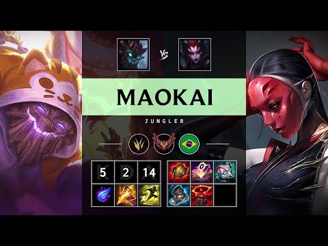 Maokai Jungle vs Elise - BR Grandmaster Patch 25.14