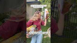 That’s what sisters are for right?! whether she likes it or not… Game night is EVERY NIGHTTTT😜🤣🎉