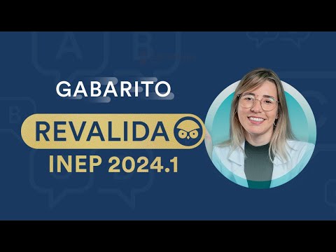 Gabarito Revalida INEP 2024.1 | Correção de Prova ao Vivo