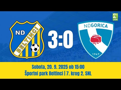 Vrhunci tekme, 7. krog 2. SNL: Beltinci Klima Tratnjek - Gorica 3:0 (1:0)